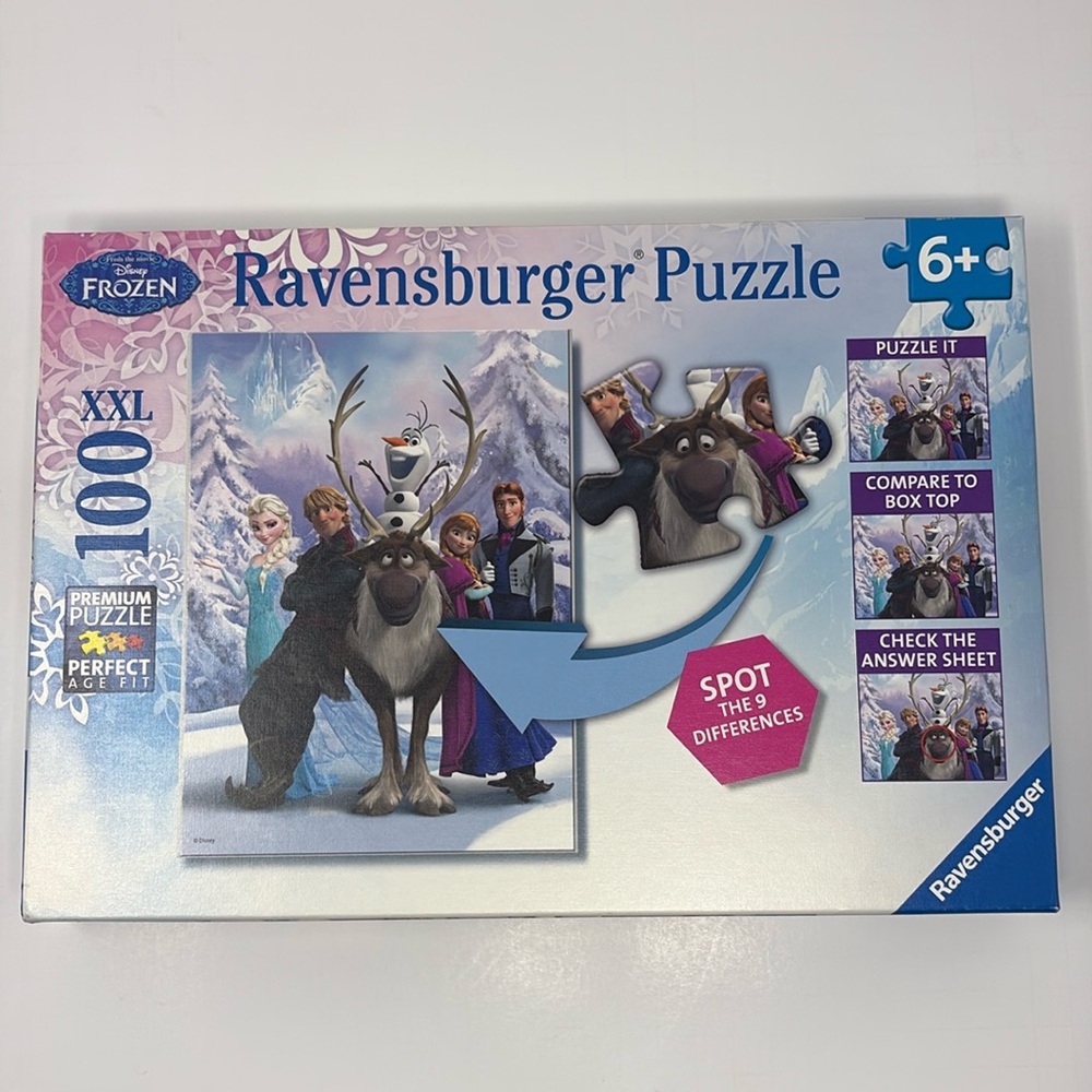 RAVENSBURGER: Disney ‘The Frozen Difference' Jigsaw Puzzle, 100 XXL Pieces